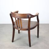 Chaise des années 1930 par Arbor Trade Mark-Prague. Tchécoslovaquie