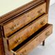 Buffet, cabinet Art Déco vintage italien en noyer foncé