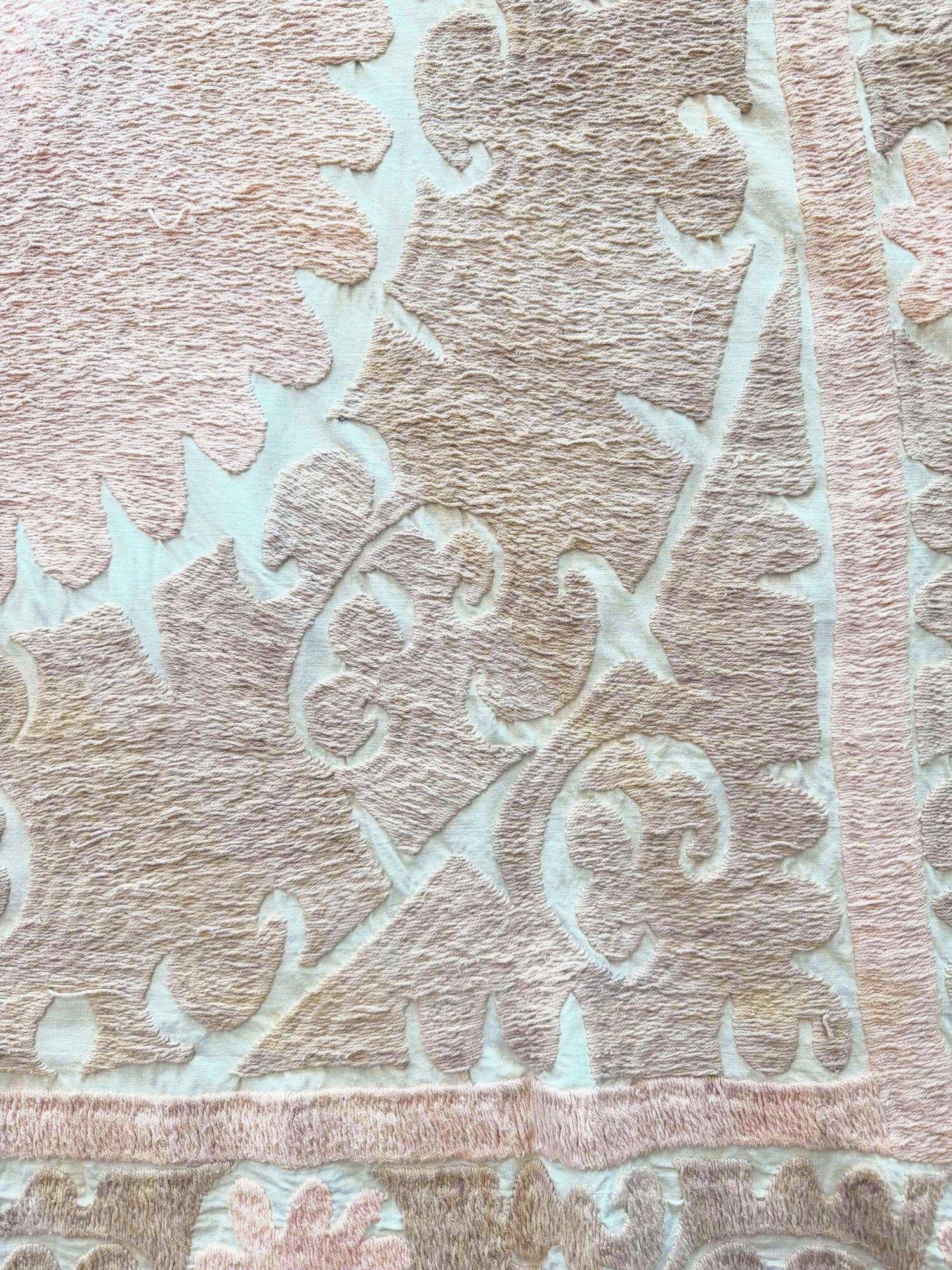 Vintage hand-embroidered tablecloth 138x155 cm