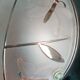 Art Deco pendant lamp in molded and pressed glass signed Degué, dragonfly motifs