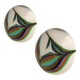 White Murano Glass Wall Lights by Simoeng – Set of Two