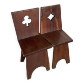 Chaises brutalistes