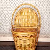 Vintage wicker basket