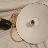 Chandelier workshop metal enamelled porcelain base