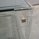 Acrylic and glass coffee table