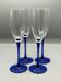 Set of 4 Luminarc champagne flutes made in France