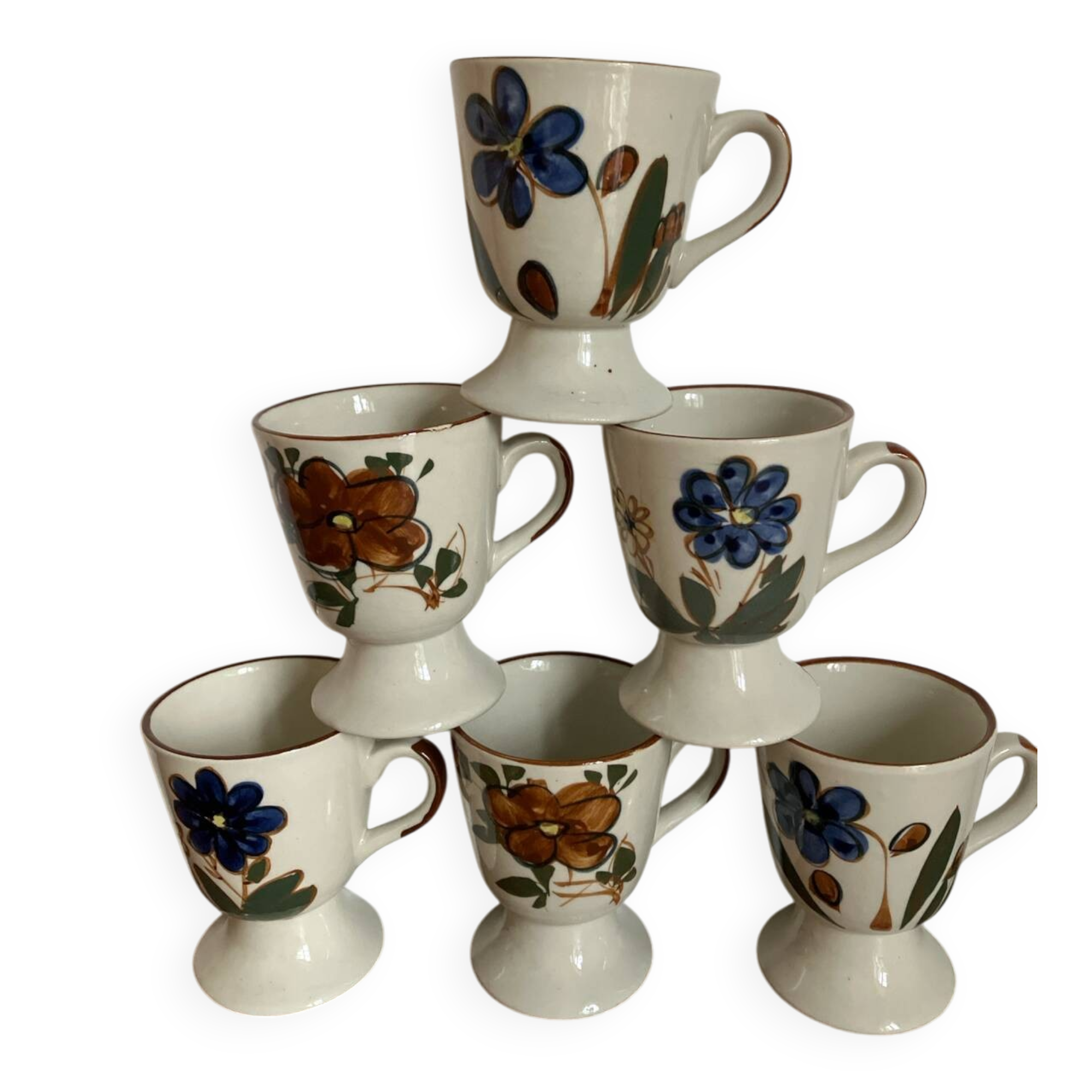 6 tasses à café 