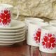 Lot de 6 tasses à café et 6 sous tasse thomas germany .