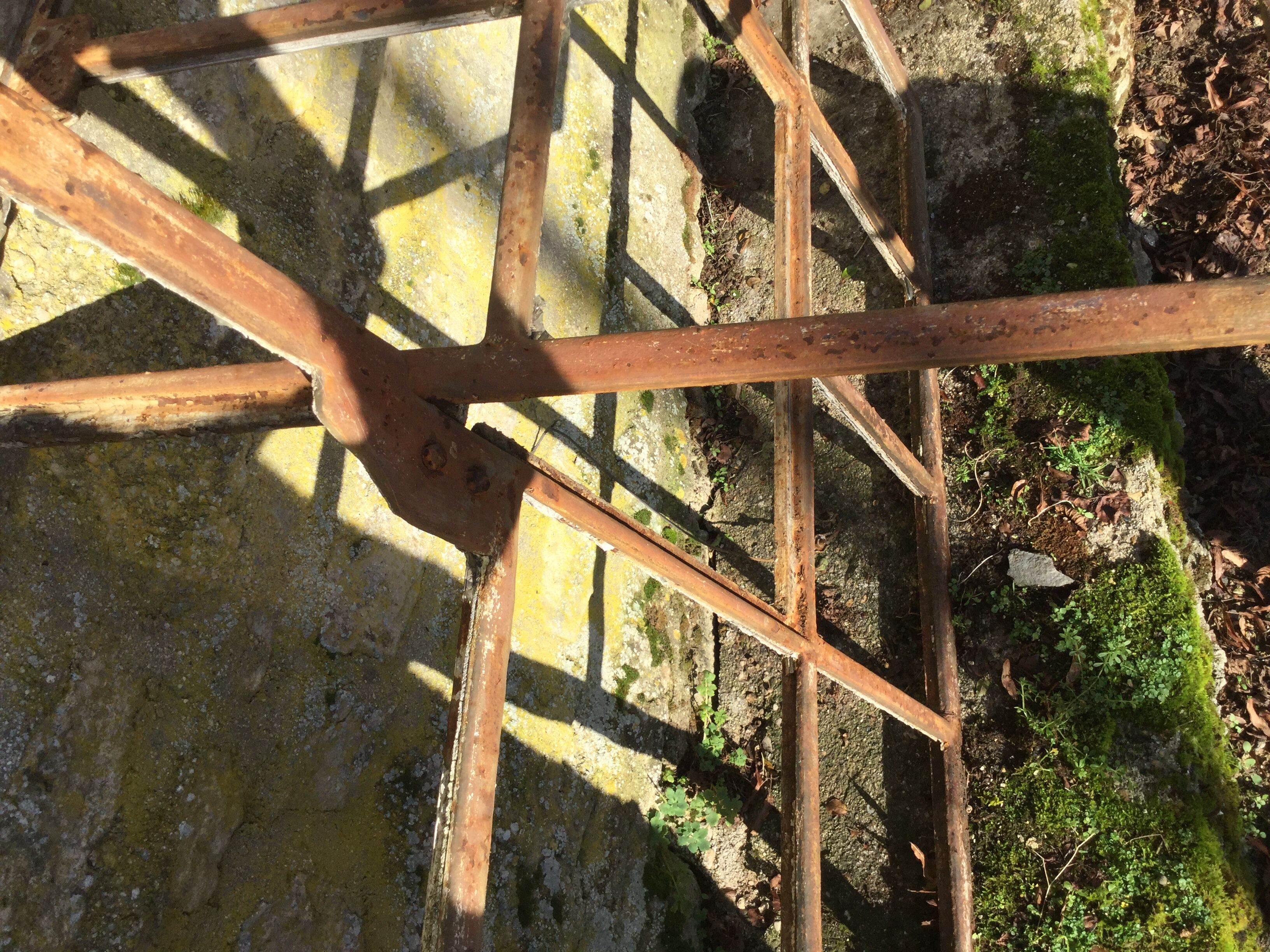 Former cast iron factory window