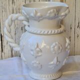 Émile Tessier white ceramic pitcher