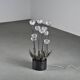 Sculptural floral lamp by Royal Copenhagen, Denmark, circa 1960.
