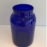 Pair of cobalt blue vases