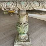 Stone garden table