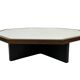 Vintage coffee table octagon design 1970s wenge octagon