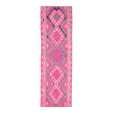 Tapis vintage turc en laine et coton noué à la main, années 1970