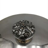 Set of 8 service pieces in silver metal Bruno Wiskemann style Louis XV 20th century