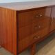 Modernist long sideboard of the 1970s