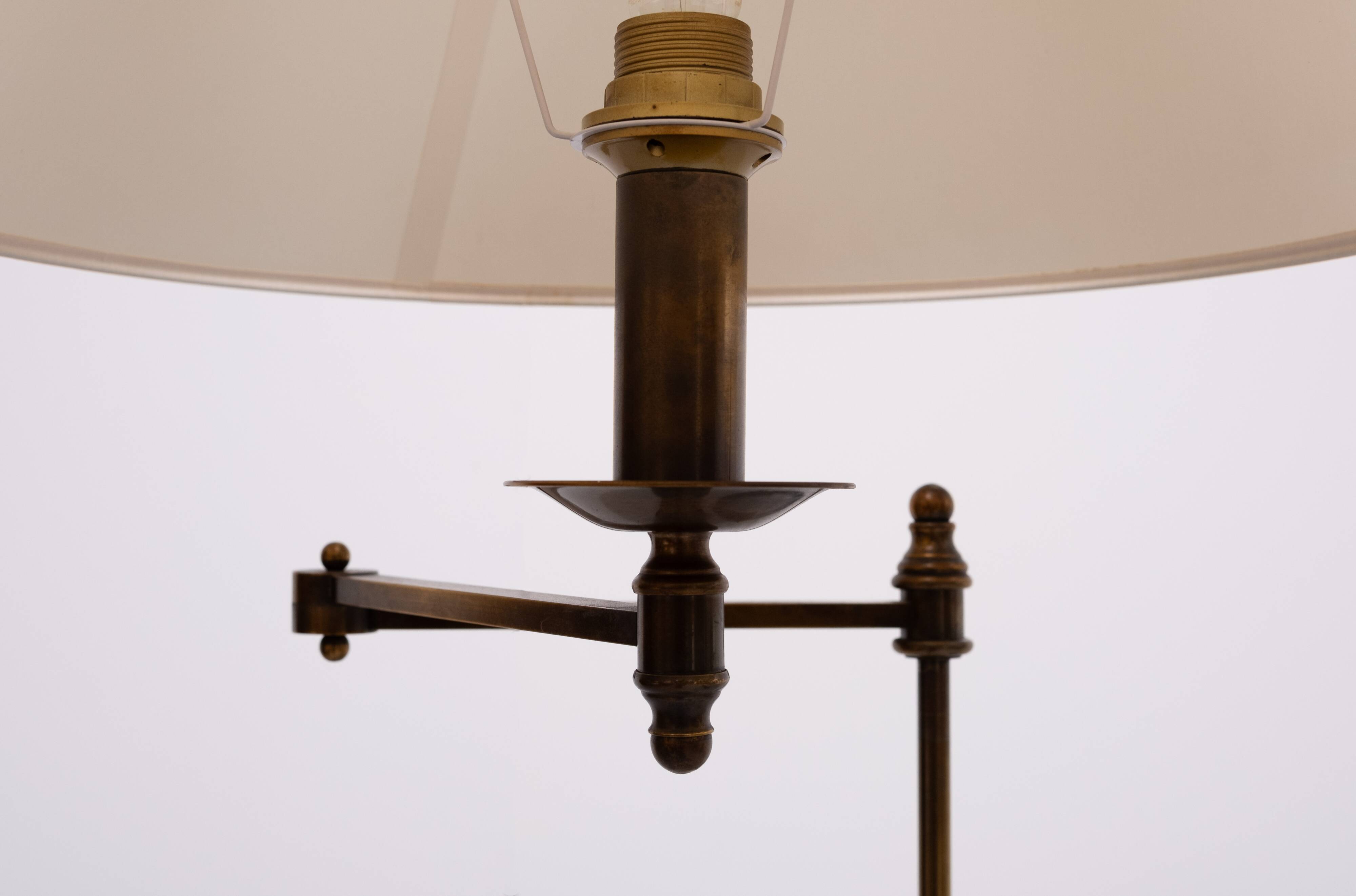 Pair of classic swing arm floor lamps from the 1980s, Germany