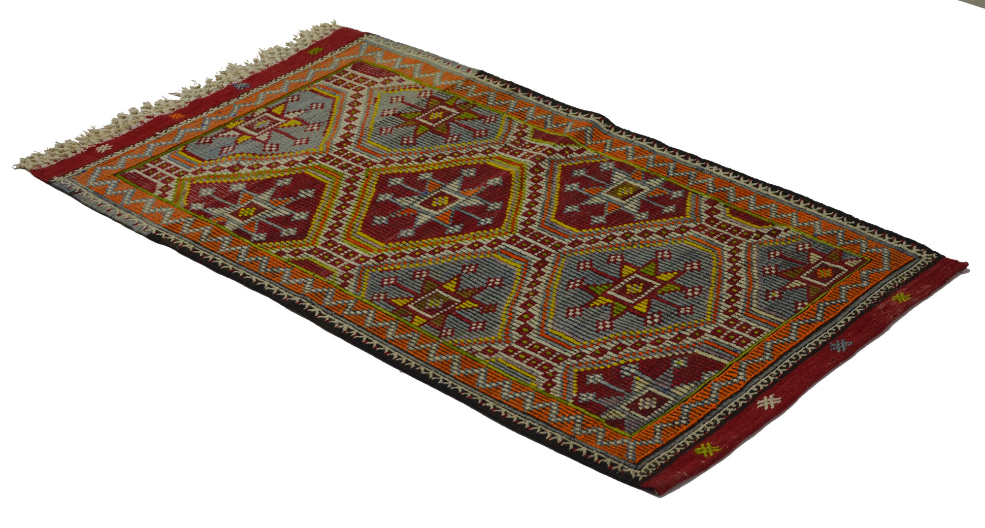 Anatolian handmade kilim rug 142 cm x 83 cm