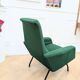 Vintage green modernist armchair