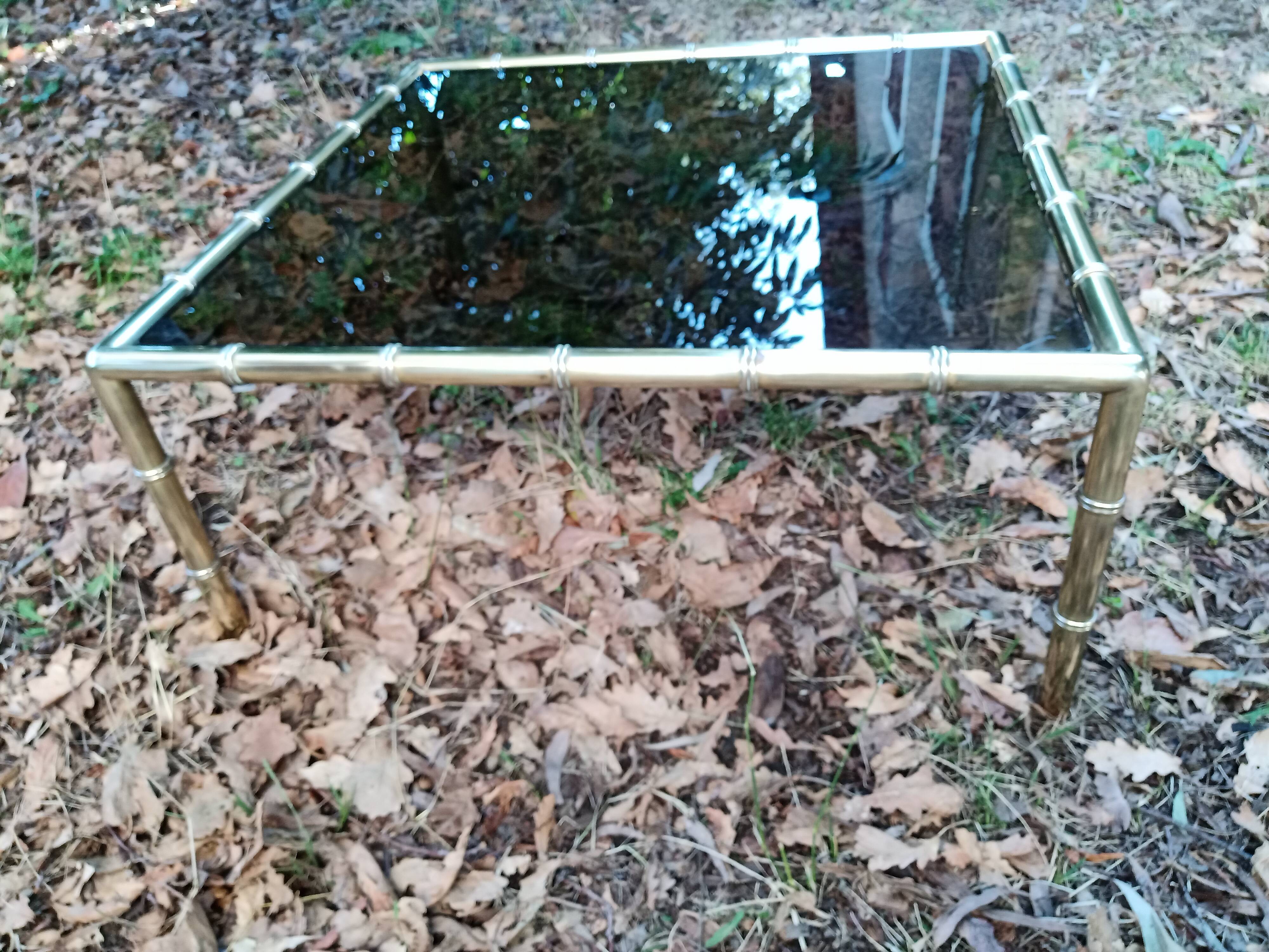 Vintage brass coffee table