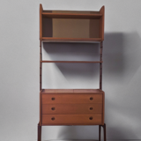 Freestanding teak storage unit, Vintage Scandinavian 1960s