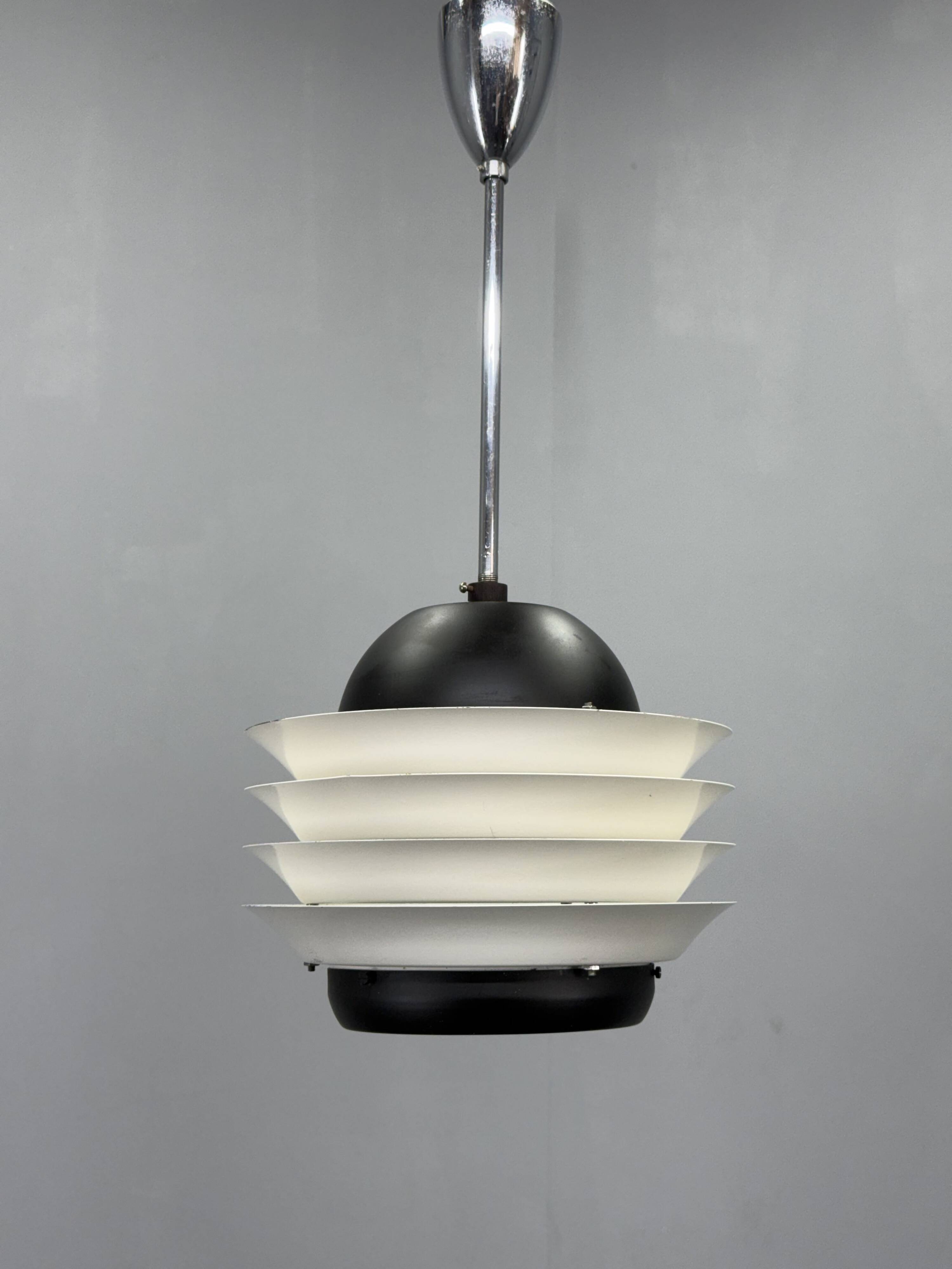 Mid Century Lidokov Pendant Lamp, Czechoslovakia 1970s