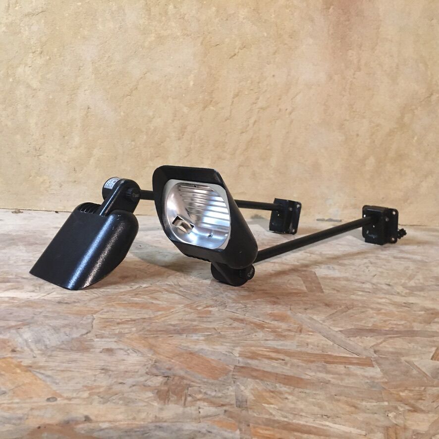 Pair of "fael luce ufo" sign wall lamps - 90s