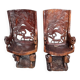 Pair of carved African armchairs
