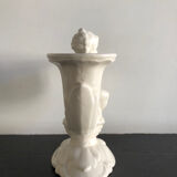 Antique porcelain candlestick