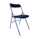 Chaise pliante chrome et skaï, vintage 70