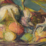 Oil on canvas influence of martin brothers
