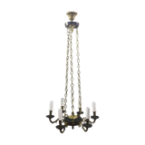 Empire chandelier with 6 lights