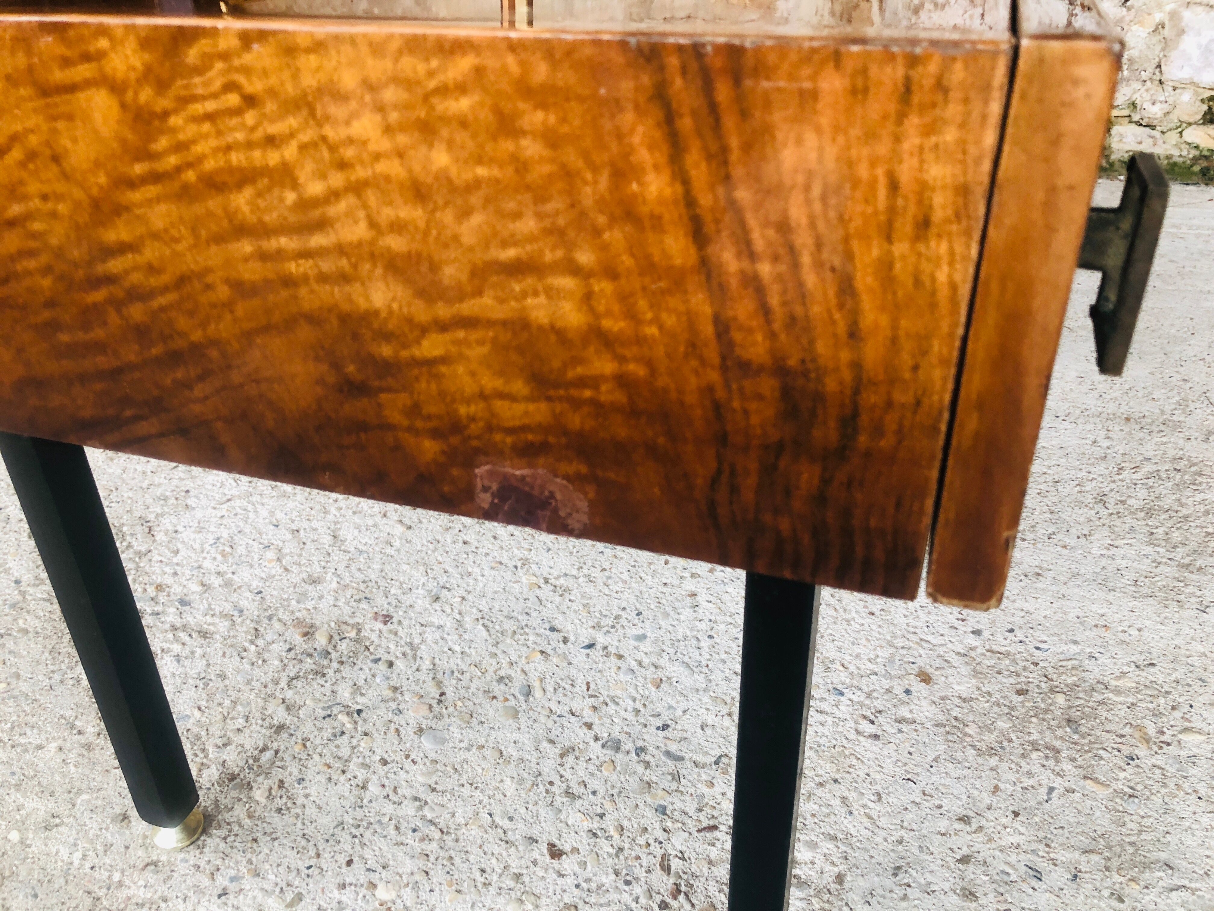 Console / Coiffeuse vintage en palissandre de Rio années 70