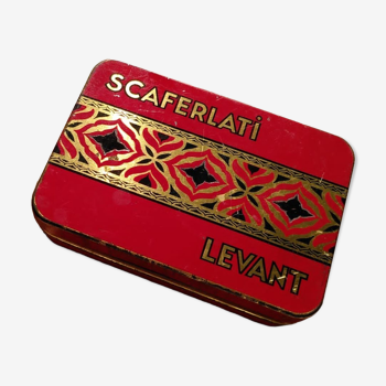 Vintage metal box Scaferlati Levant