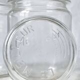 Set of 6 old jars "the best"