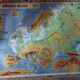 School map post vintage Europe edition MDI poster