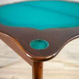 19th-Century Mahogany Wood & Veneer Console Table, 1890s