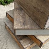 Set of 4 old school platforms circa 1930