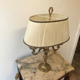 Lamp hot water bottle in bronze height 40 cm