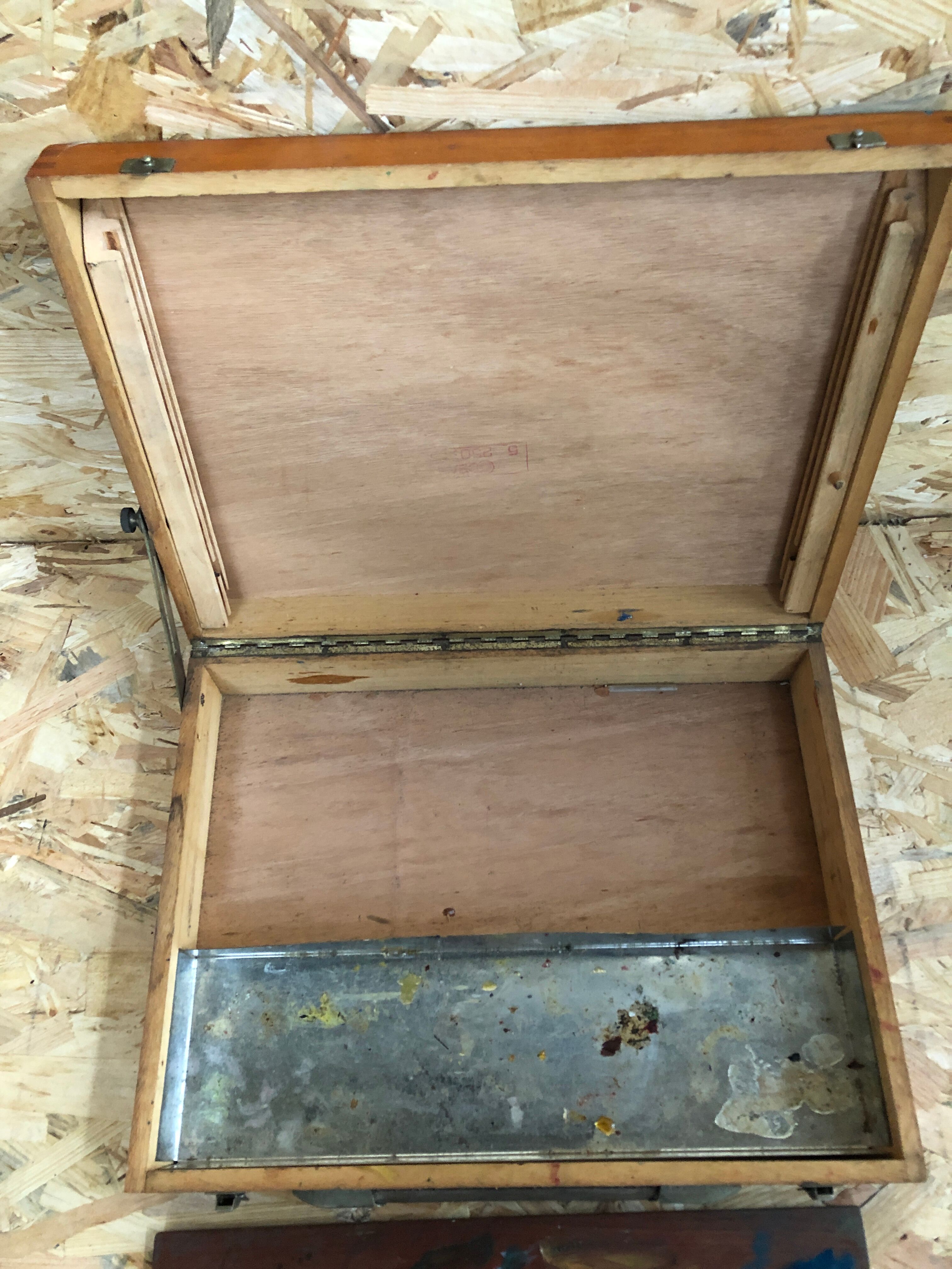 Old wood painter's case