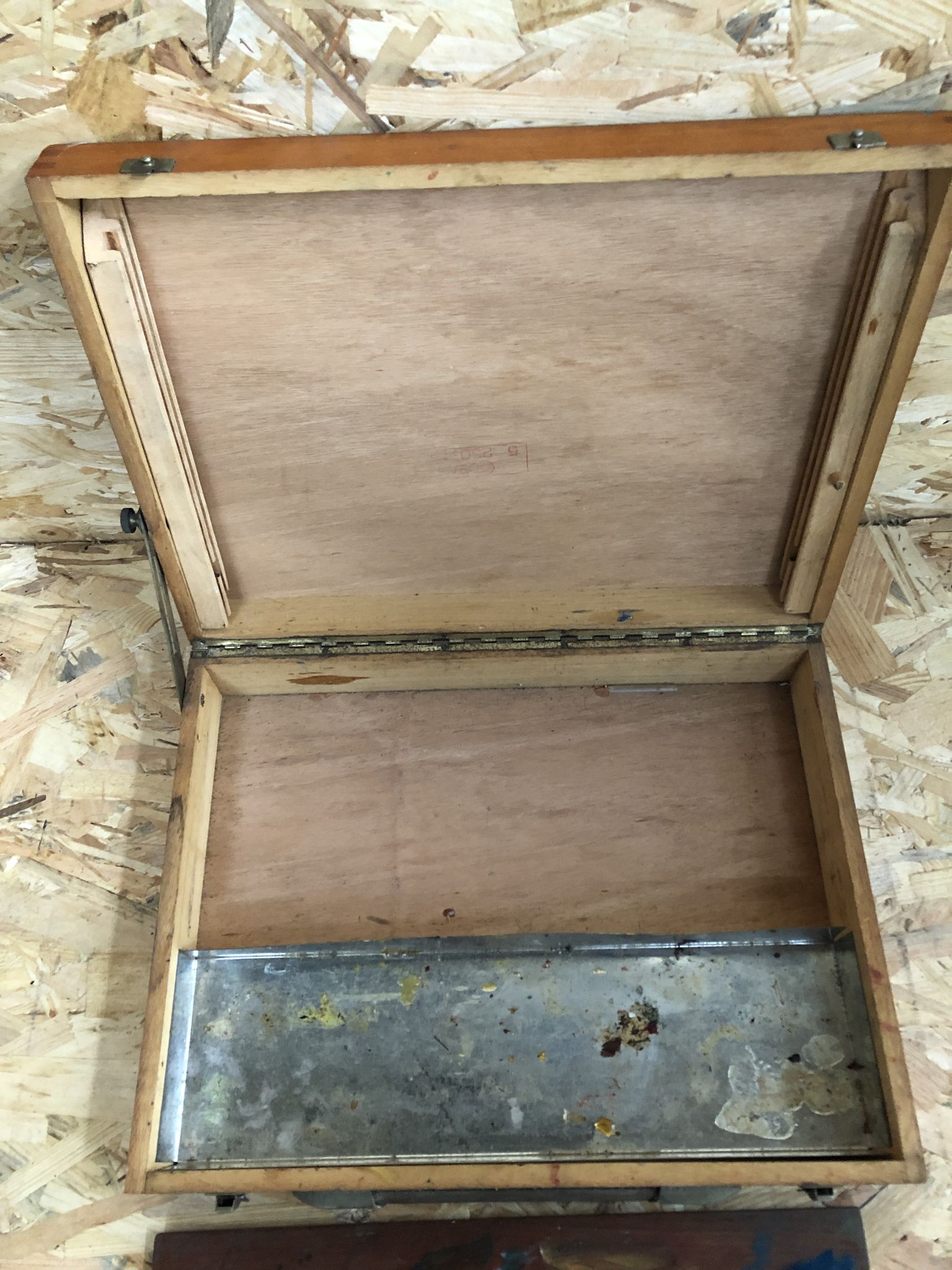Old wood painter's case