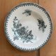 Series of 4 mismatched soup plates “Terre de Fer”