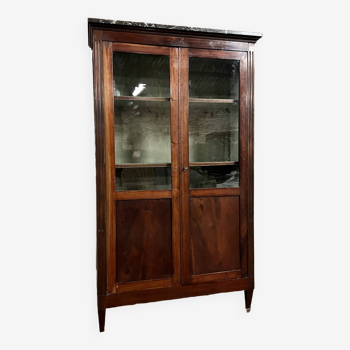 Louis XVI Style Mahogany Showcase XIX Eme Century