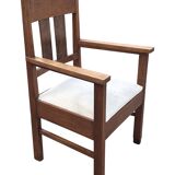 Set of four Art Deco chairs oak Amsterdam School Design 30's