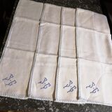 Napkins old monogrammed