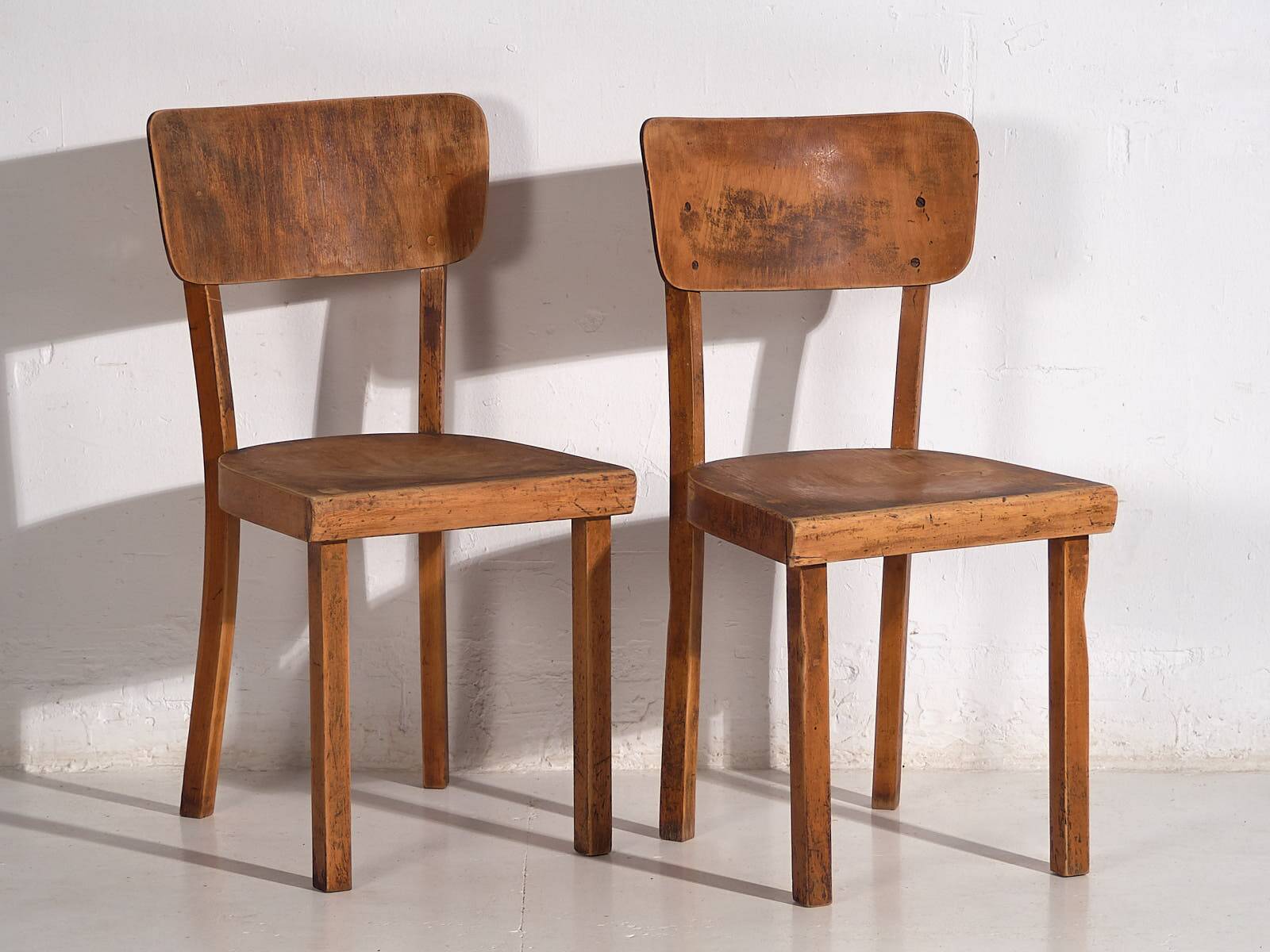 Vintage Thonet Chair Set (c.1950). Set of 4 pieces #6