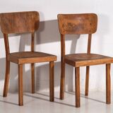 Vintage Thonet Chair Set (c.1950). Set of 4 pieces #6