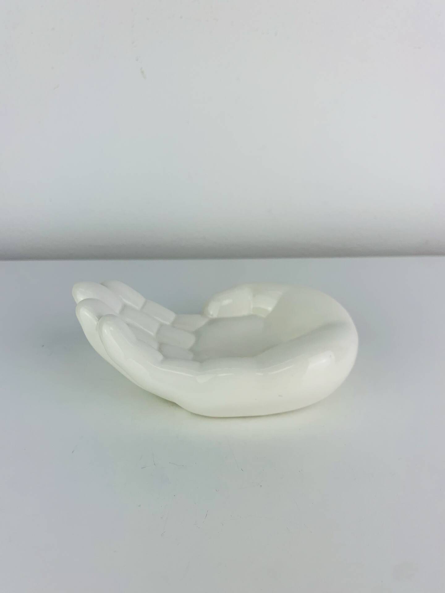 Vintage white ceramic catchall tray