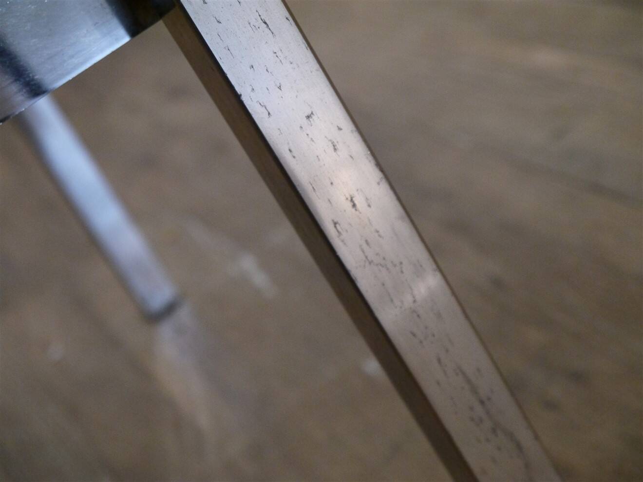 Chrome and glass coffee table 1970